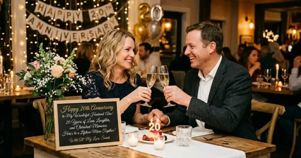 Happy 20th Anniversary Wishes for Husband