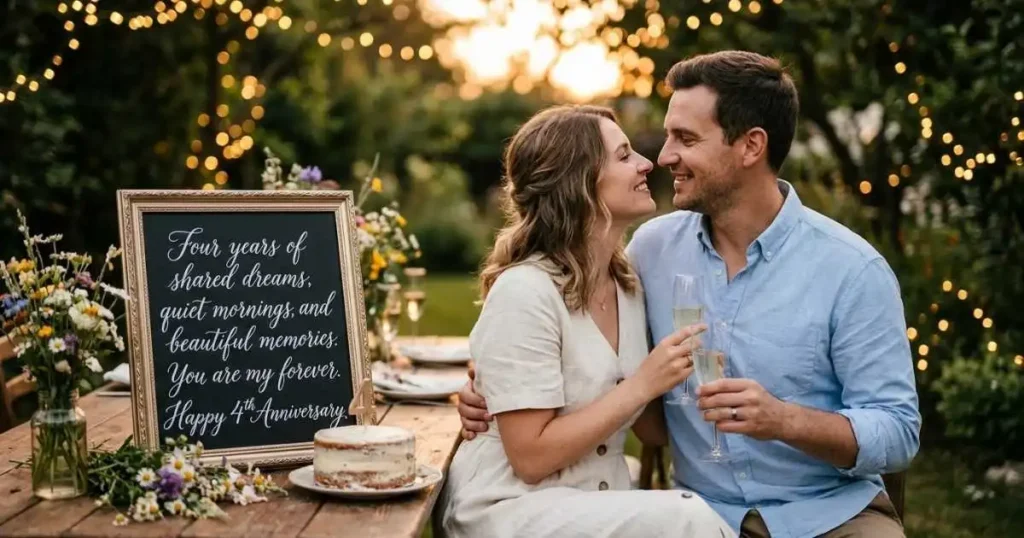 Heart Touching 4th Wedding Anniversary Quotes