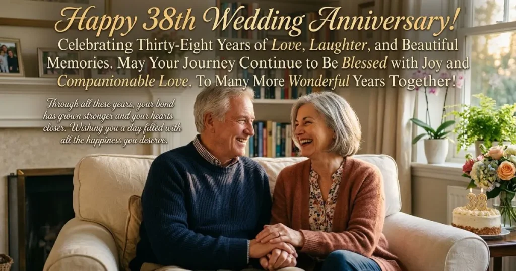 Heartfelt 38th Wedding Anniversary Wishes