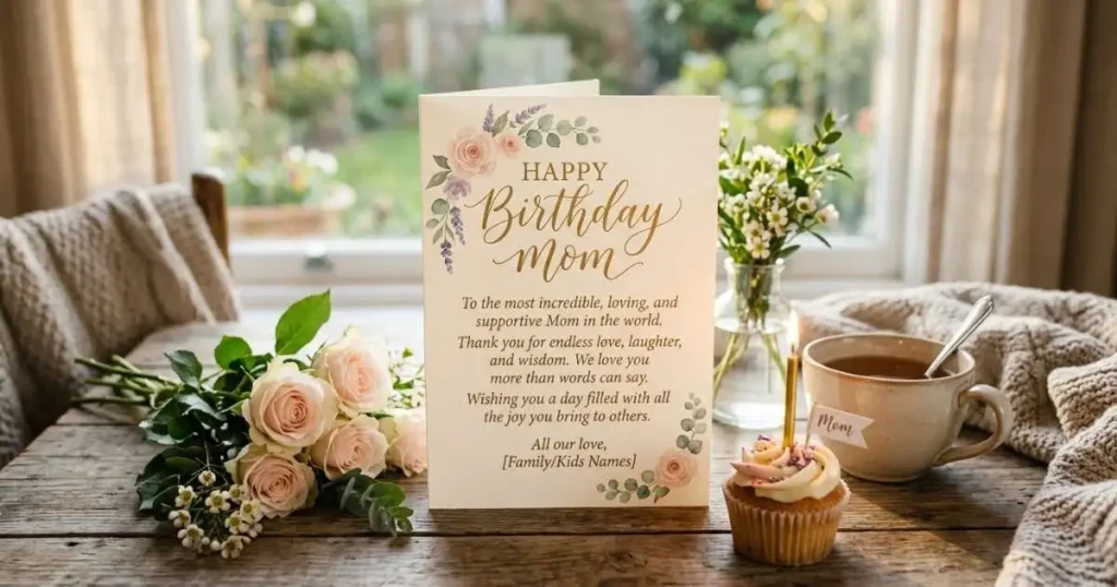 Heartfelt Birthday Wishes for Mom