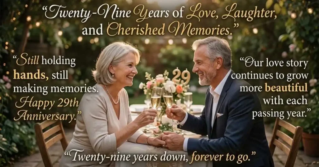 Inspirational 29th Wedding Anniversary Quotes