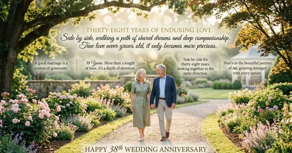 Inspirational 38th Wedding Anniversary Quotes