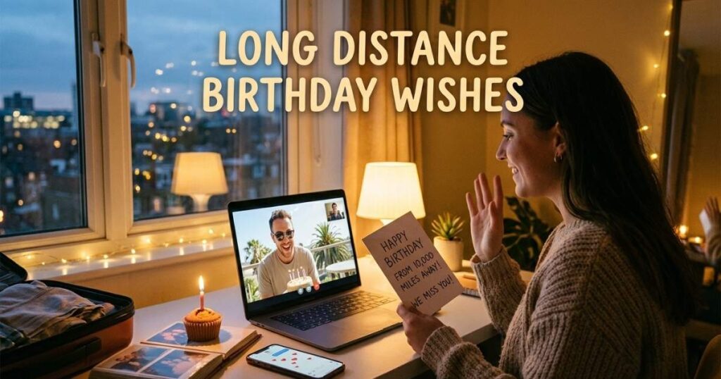 Romantic Long Distance Birthday Wishes for Her (Girlfriend or Wife)