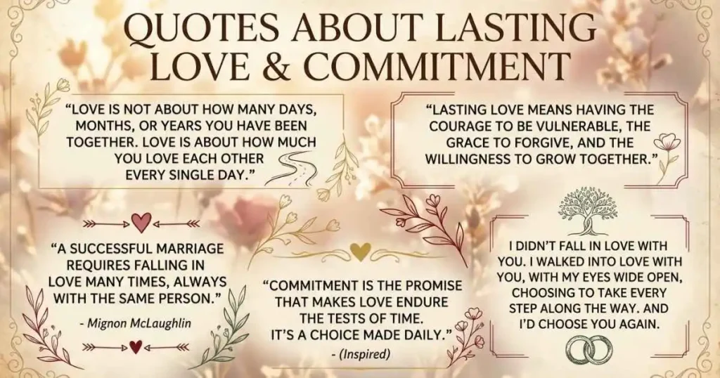 Quotes About Lasting Love and Commitment