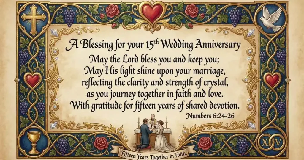  Religious 15th Wedding Anniversary Blessings