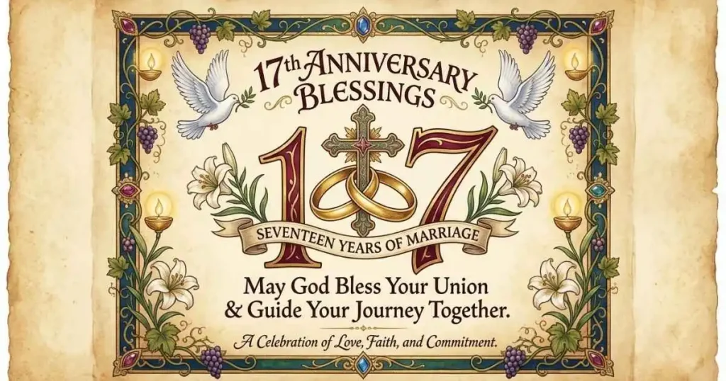 Religious 17th Anniversary Blessings