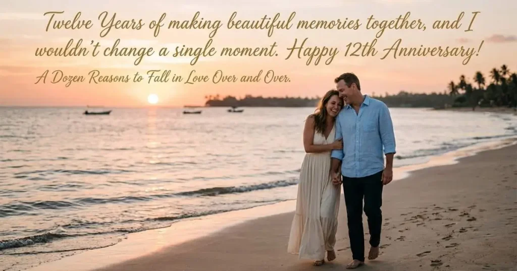 Romantic 12th Wedding Anniversary Quotes