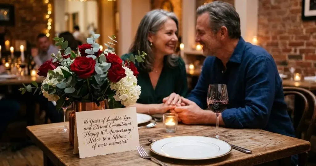 Romantic 16th Anniversary Celebration Quotes
