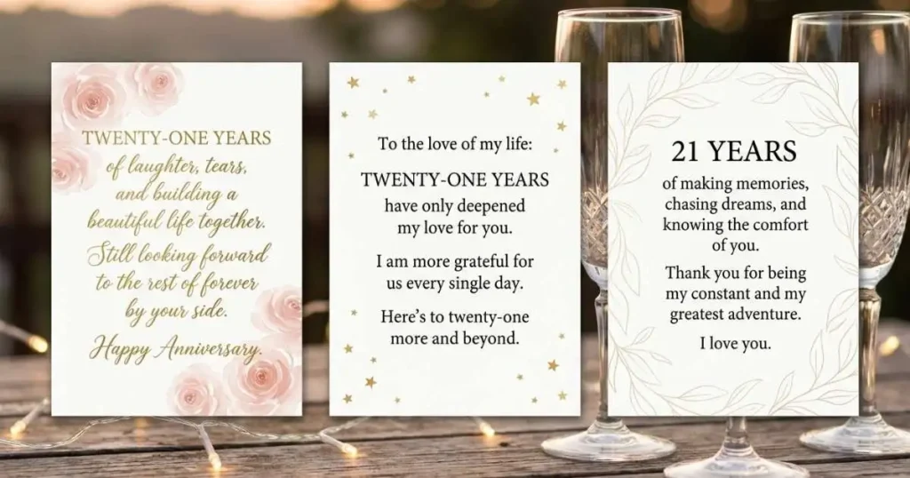 Romantic 21st Wedding Anniversary Quotes