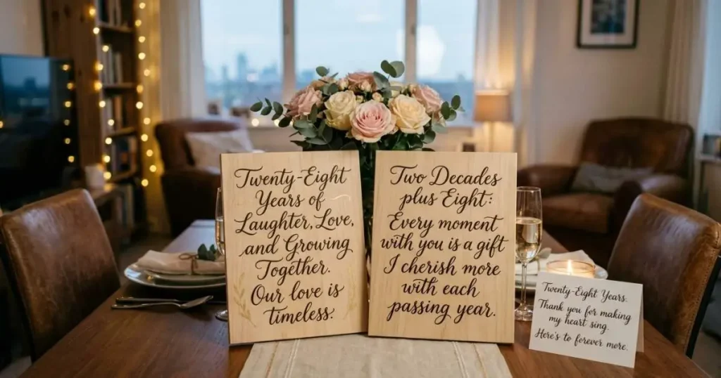 Romantic 28th Wedding Anniversary Quotes