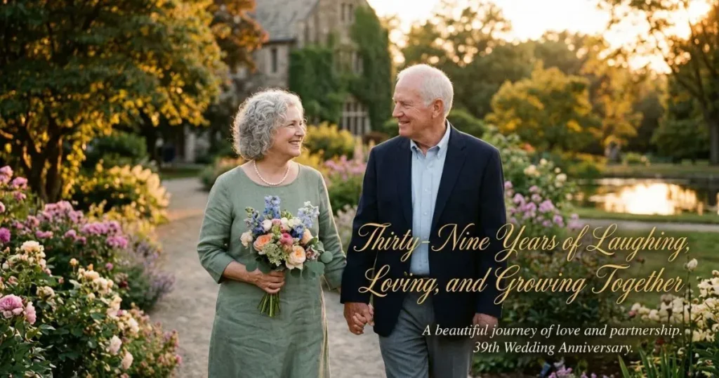Romantic 39th Wedding Anniversary Quotes