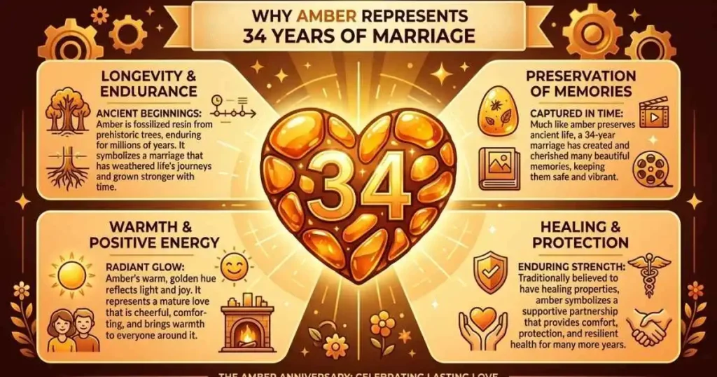 Why Amber Represents 34 Years of Marriage
