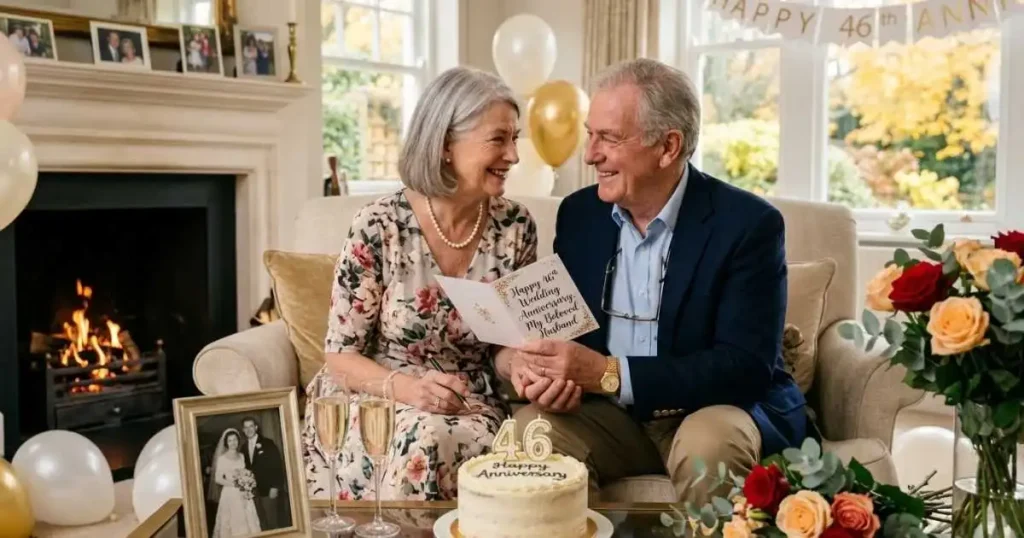 46th Wedding Anniversary Wishes for Husband