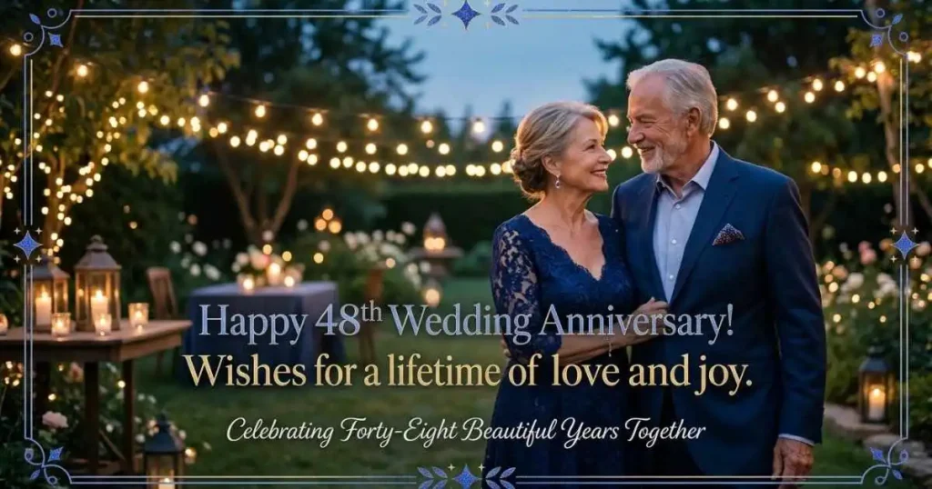 48th Wedding Anniversary Wishes