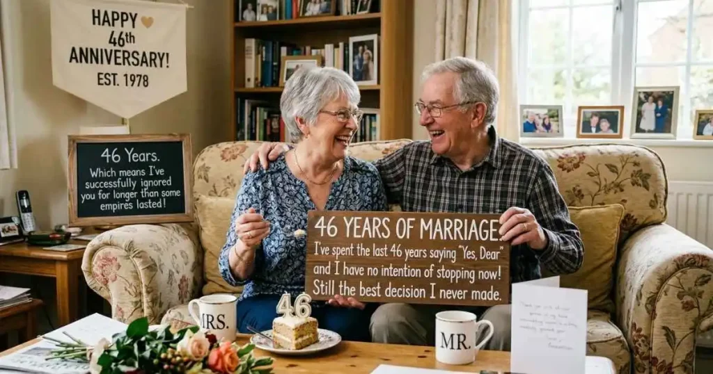 Funny 46th Wedding Anniversary Quotes
