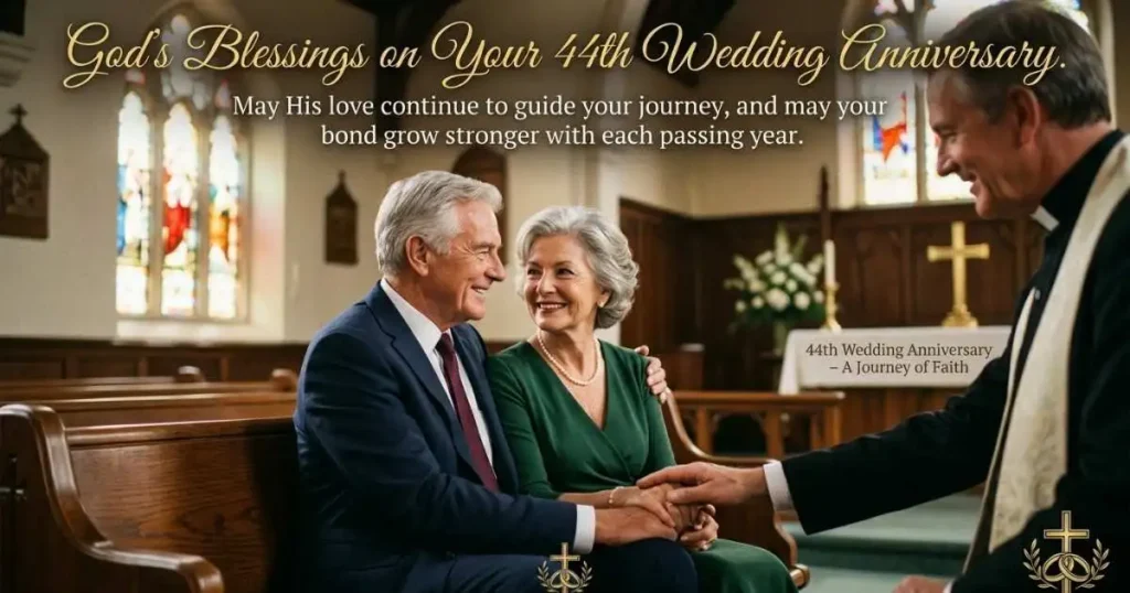 Religious 44th Wedding Anniversary Blessings
